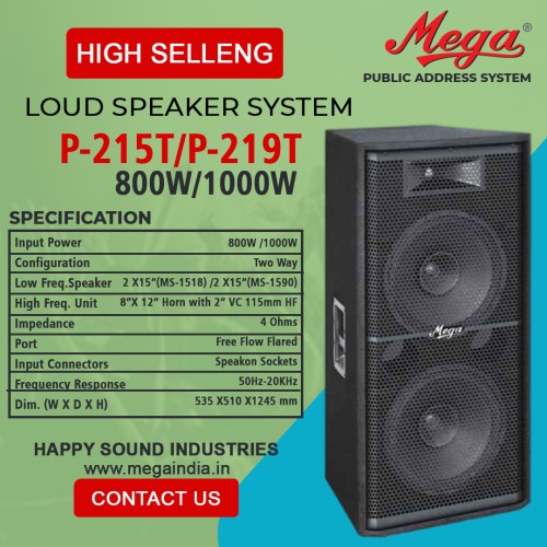 P 215T P.A.Sound Columns